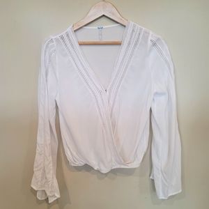 Young Fabulous Broke White Boho Blouse